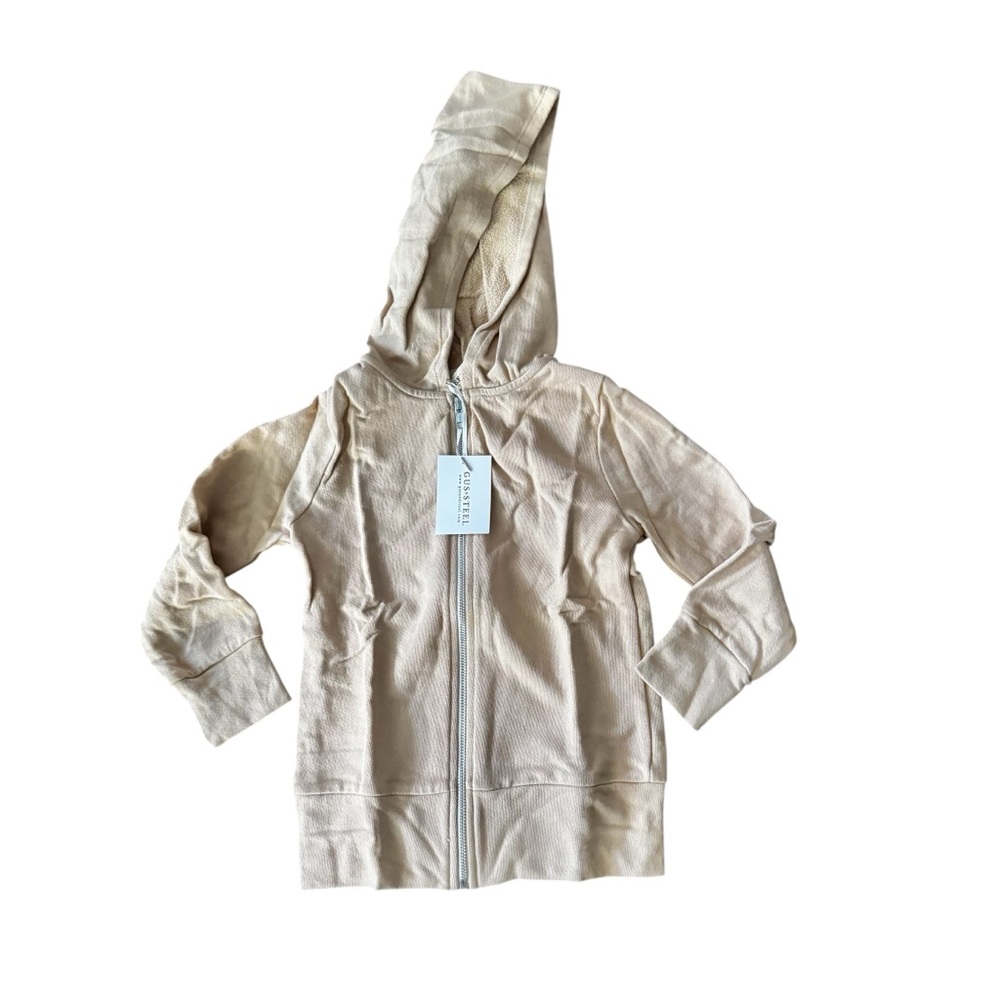 NWT Gus + Steel Zip Up Hoodie Ginger Root 6/7